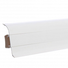 Плинтус напольный ПВХ Profi 501 белый 2.5м