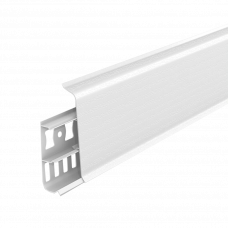 Плинтус напольный Деконика 001 Белый матовый 85х21х2200мм