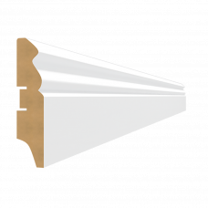 Плинтус МДФ Stella-70E 70х16мм 2м белый