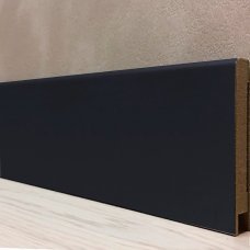 Плинтус напольный MDF 1680 антрацит матовый 2800x16x80мм