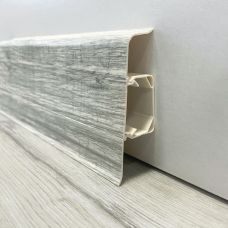 Плинтус напольный ПВХ Lars 1931 дуб филадельфия 2500х70х26мм