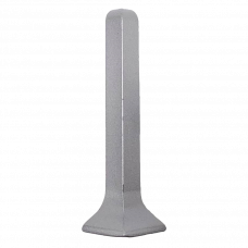 Угол внешний ПВХ AL60 серебристый матовый 11х60мм