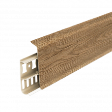 Плинтус напольный ПВХ Deconica DP85 211 Дуб рустик 85х21х2200мм