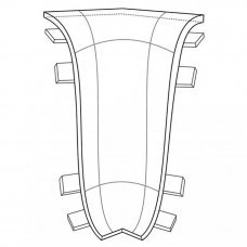 Угол внутренний ПВХ Deconica DP85 211 Дуб рустик 21х85мм