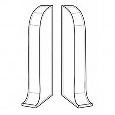 Заглушка левая/правая ПВХ Deconica DP85 211 Дуб рустик 21x85мм