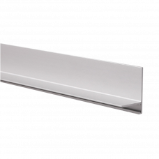 Плинтус мини AL16 16x20мм 2.5м серебристый матовый