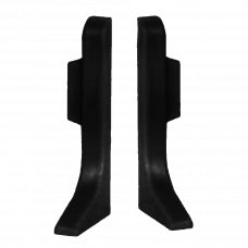 Заглушка левая/правая ПВХ Q63 черный 2шт.