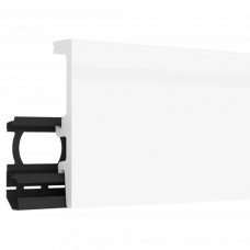 Плинтус дюрополимер Vega P1040 белый 2400x20x100мм