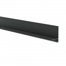 Плинтус мини AL 16x20мм 2.5м черный матовый