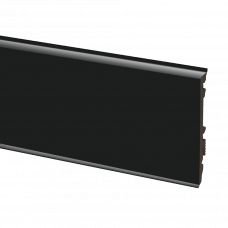 Плинтус напольный ПВХ MASTERLINE RAL9005 черный 2200x17.2x80мм