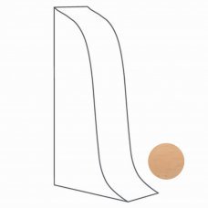 Заглушка левая для плинтуса 85мм ПВХ 85111