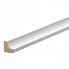 Плинтус МДФ CS12 9003 белый 12x12мм 2.2м