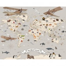 Фотообои Карта для детей 15-040 320x250см