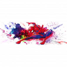 Фотообои Spider-Man Graffiti 4-4123 368x127см