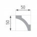 Плинтус потолочный Marbet E12 50x50мм 2м