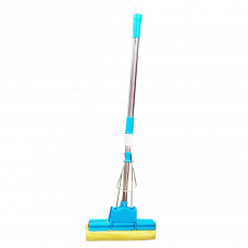 Швабра с отжимом синий 10867