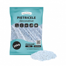 Мрамор декоративный белый 10-20мм 20кг