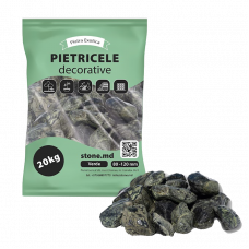 Мрамор декоративный зеленый 80-120мм 20кг