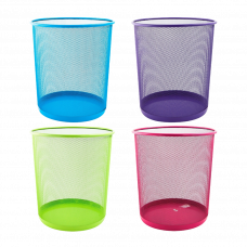 Ведро для мусора металл в ассортименте 28х17см 16л