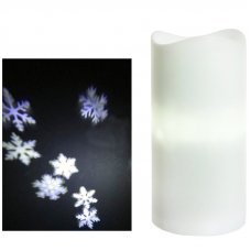 Свеча LED с рисунком 15см
