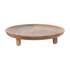 Поднос сервировочный деревянный 30см 