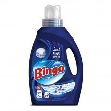 Жидкий стиральный порошок Bingo Magic White 2in1 1.2л