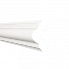 Молдинг настенный дюрополимер 2 UHD 01/25 белый 2м