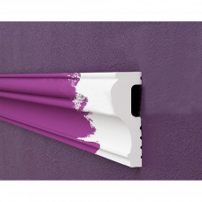 Молдинг настенный дюрополимер 2 UHD 06/60 белый 2м