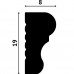 Молдинг настенный дюрополимер SK-5 19x8мм 2м