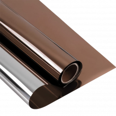 Статическая пленка на окна 0.90х1.50м S9003 кофе