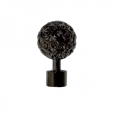 Наконечники для карниза Тимор черный никель 19мм СН-19-262-31 набор 2шт.