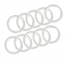 Набор колец для карниза 19мм 10шт белый