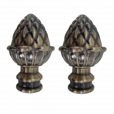 Наконечник для карниза Агра Золото антик СН-25-102-24 25мм набор 2шт.