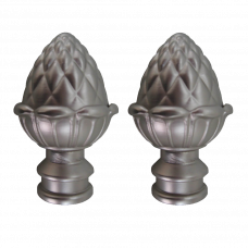 Наконечник для карниза Агра Хром матовый СН-25-102-29 25мм набор 2шт.