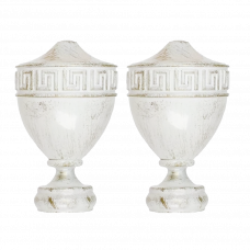 Наконечник для карниза Афина Белое золото CH-25-069-33 25мм набор 2шт.