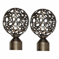 Наконечник для карниза Латио Золото антик СН-25-202-24 25мм набор 2шт.