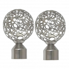 Наконечник для карниза Латио Хром матовый СН-25-202-29 25мм набор 2шт.