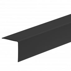Уголок ПВХ 20х20мм 2.75м 107 черный