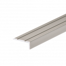 Профиль лестничный алюминиевый клееный 25х10мм 1.35м LSW10 шампань 