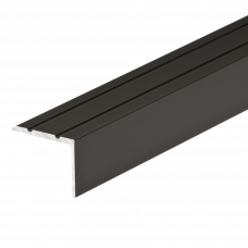 Профиль лестничный алюминиевый клееный 25х20мм 1.35м LSW20 коричневый