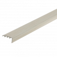 Профиль лестничный ПВХ 30х14мм 180см KP DB дуб белый