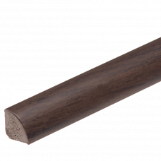 Угловой профиль четверть из ПВХ 13х13мм 2.5м 107 орех
