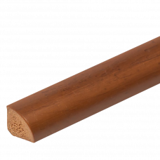 Угловой профиль четверть из ПВХ 13х13мм 2.5м 111 красная олька 