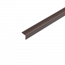 Уголок ПВХ 15х15мм 2.75м 127 венге 