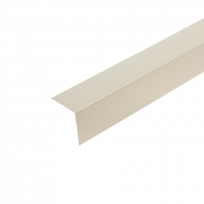 Уголок ПВХ 40х40мм 2.75м 109 слоновая кость 