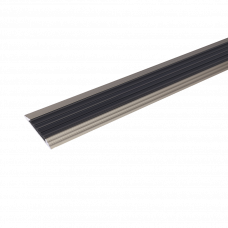 Лестничный профиль алюминиевый противоскользящий 45мм 1.8м P1 шампань матовый