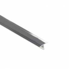 Профиль алюминиевый T 13мм 2.5м 02430 матовый
