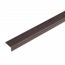Уголок ПВХ 20х10мм 2.75м 127 венге