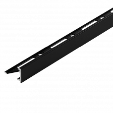 Уголок для плитки алюминий AL(LK) 10мм 2.50м 113P черный