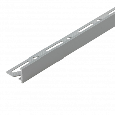 Уголок для плитки алюминий AL(LK) 10мм 2.50м CO серебристый матовый 
